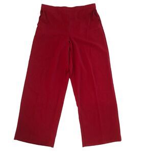 Alfred Dunner Womens Size 14 Red Pants Pockets